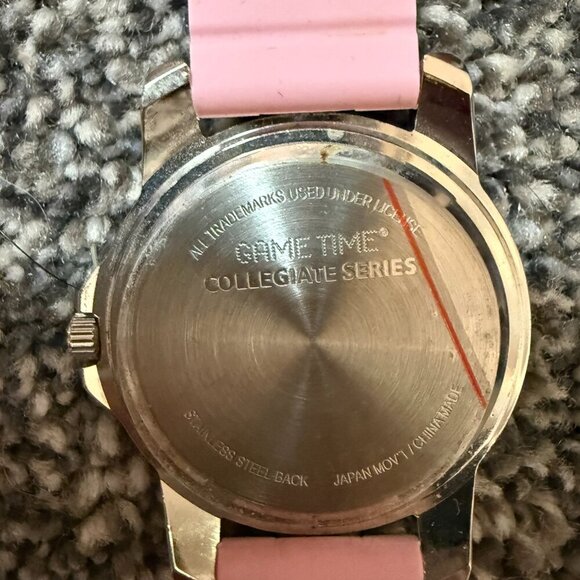 Game Time Collegiate Series Iowa Hawkeyes watch - pink band - Picture 2 of 4